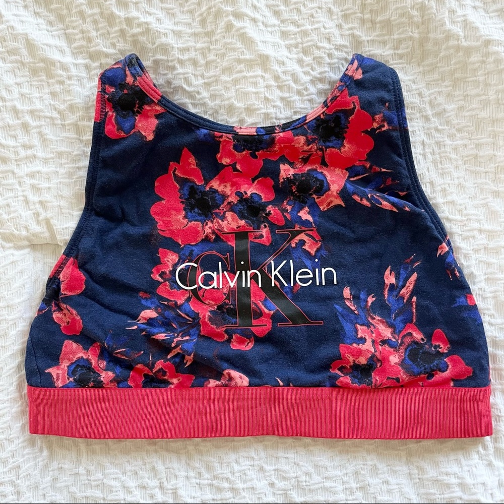 Calvin Klein Floral Bra - Size M